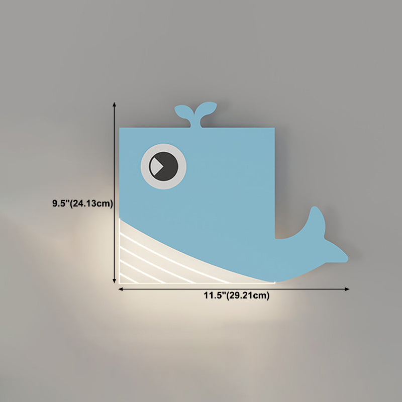 Cartoon LED Wall Lamp Children's Bedroom Wall Sconce Lighting