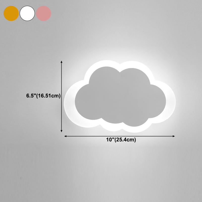 Cloud Sconce Light Fixture Nordic-Style LED Metal Wall Mounted Light Fixture