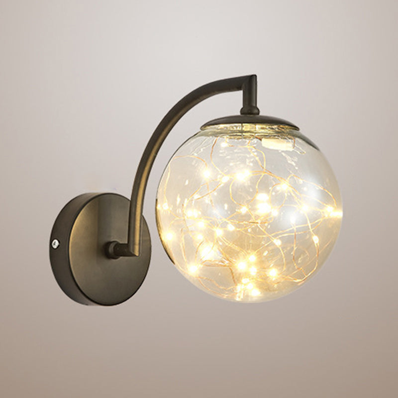 Light Luxury Metal Wall Light Nordic Style Led Wall Lamp for Living Room