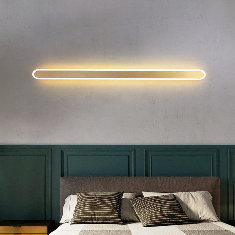 Linear Wall Light Fixture Modern Style Wall Sconce Light for Living Room