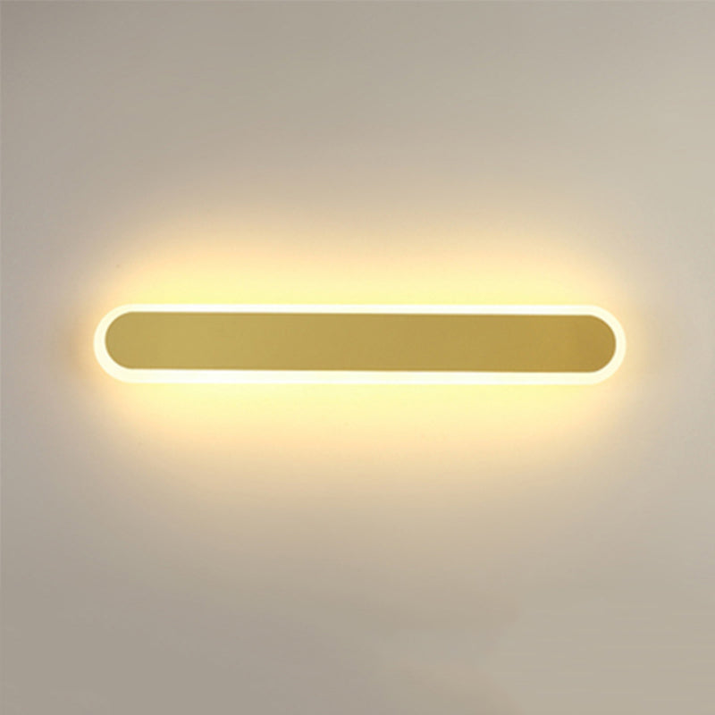 Linear Wall Light Fixture Modern Style Wall Sconce Light for Living Room