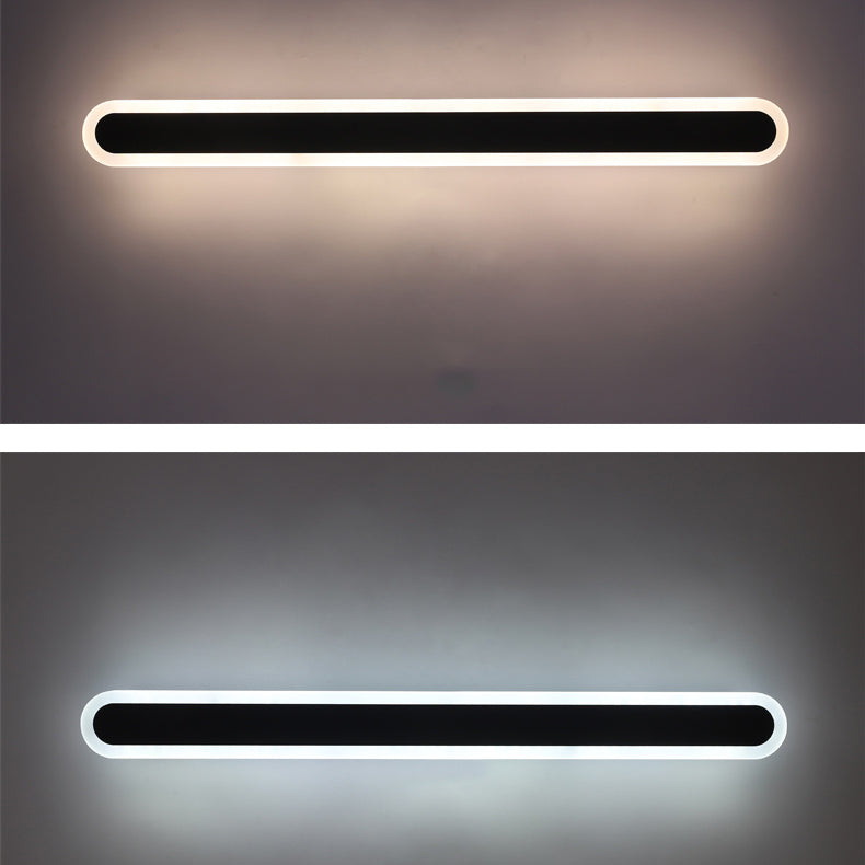 Linear Wall Light Fixture Modern Style Wall Sconce Light for Living Room