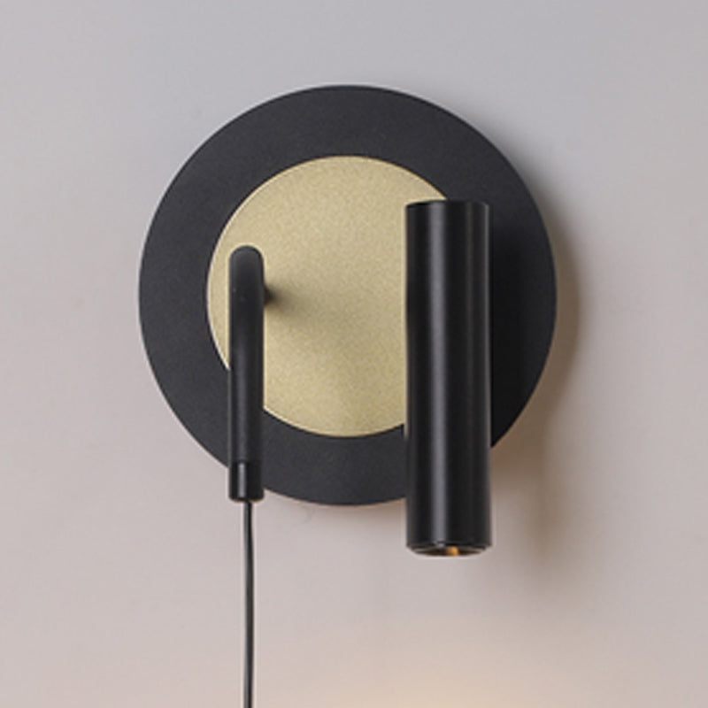 Luces de pared de forma de geometría de estilo contemporáneo de metal luces de montaje de pared de 2 luces