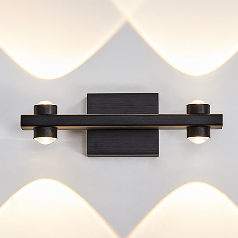 Postmodern Metal Vanity Light Straight Multi Light LED Mirror Light for Bathroom