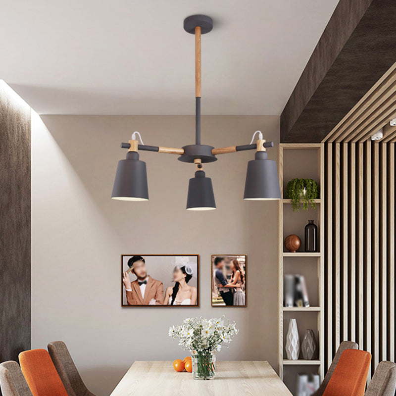 Contemporary Bell Shape Pendant Chandeliers Metal Pendant Lighting