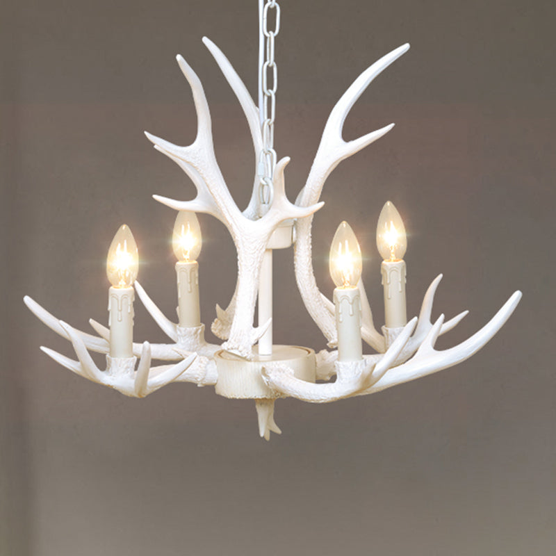 Unique Shape Resin Hanging Ceiling Light American Style Multi Lights Hanging Light