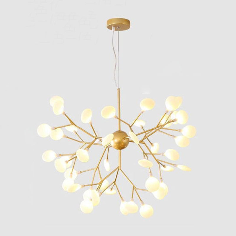 Metal Branch Pendant Lighting Modern Style Multi Lights Hanging Lamp