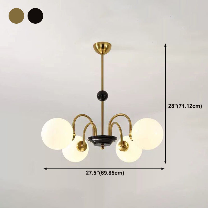 Contemporary Sphere Chandelier Lights Glass Chandelier Lighting Fixtures