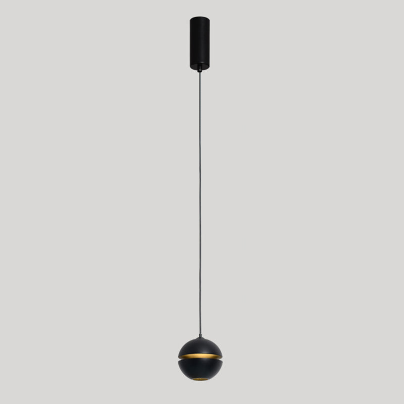Postmodern Aluminum Pendant Light Single Light LED Hanging Pendant for Bedroom
