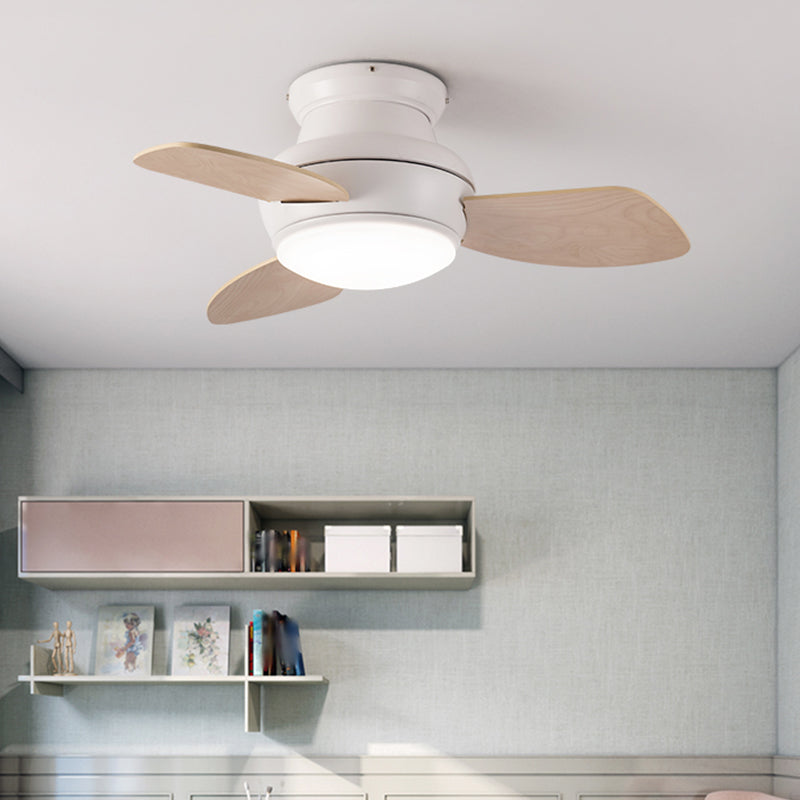 Modern Style Ceiling Fan Lighting Metal 1 Light Ceiling Fan Lamp for Living Room