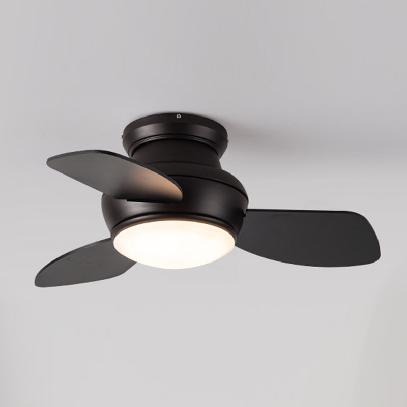 Modern Style Ceiling Fan Lighting Metal 1 Light Ceiling Fan Lamp for Living Room