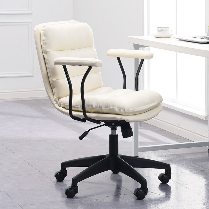 Black Nylon Base Contemporary Office Chair Swivel Computer Desk Chair