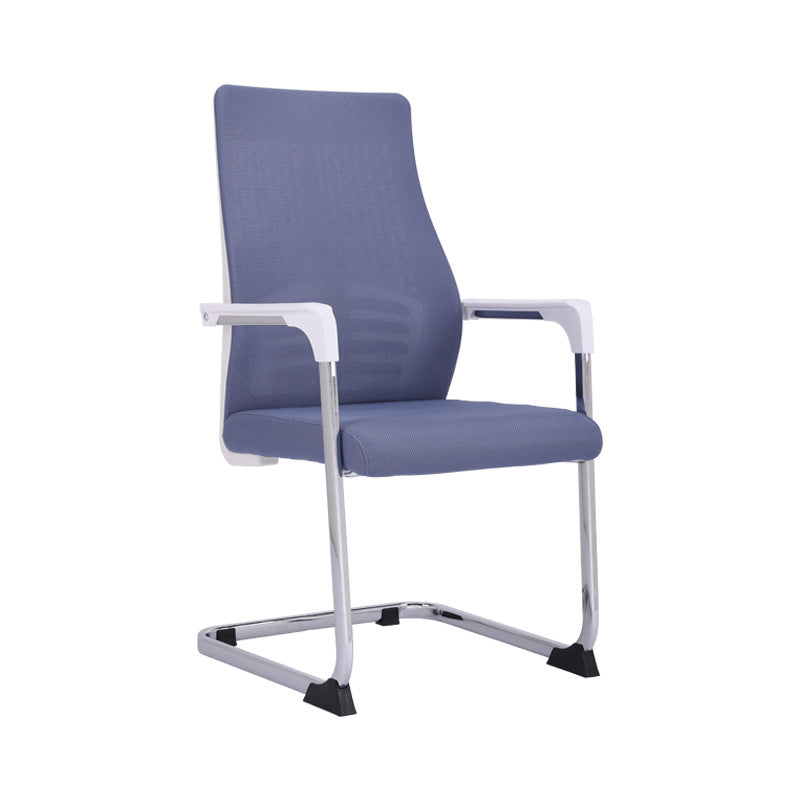 Modern Style Task Chair Mesh Office Chair with Fixed Arms for Home Office