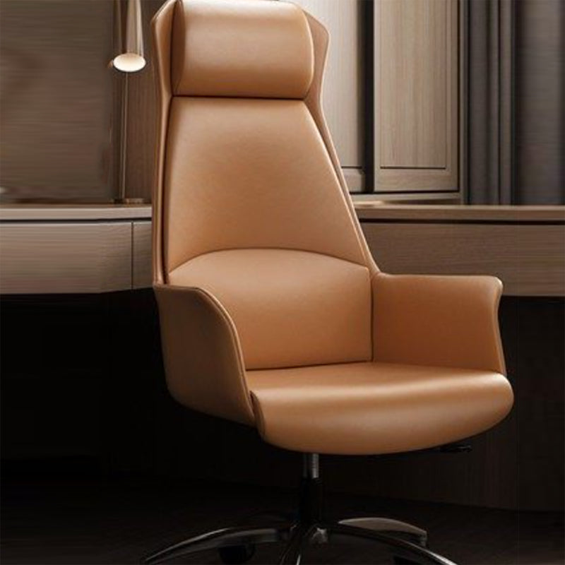 Modern Computer Task Chair Height-adjustable Office Chair with Upholstered