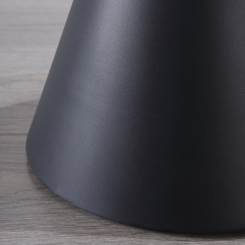 Marble Top Glossy End Table,21.6" Tall Round Pedestal End Table