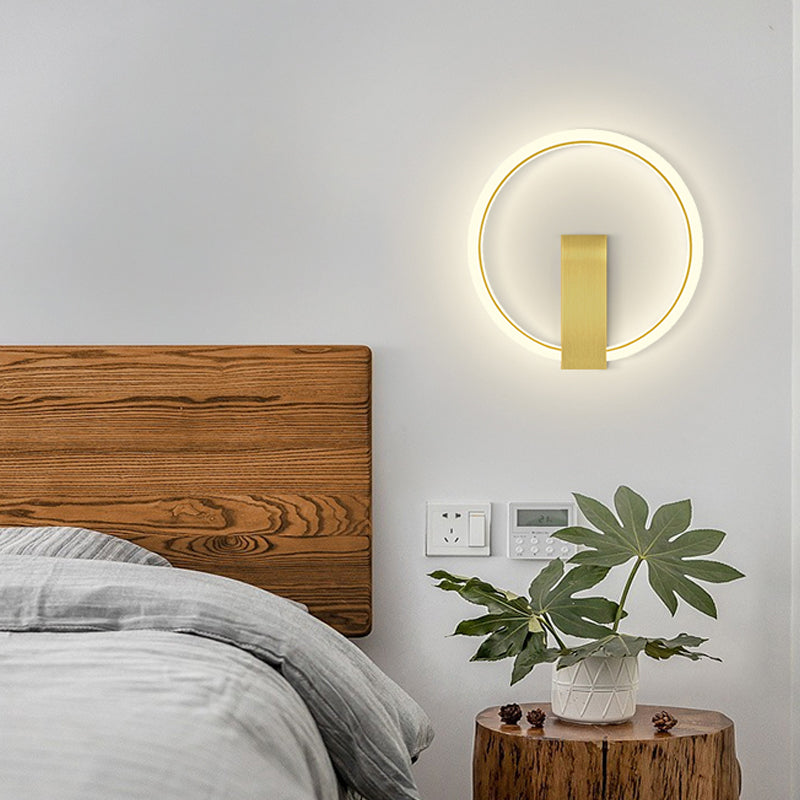 Runde Form Metallwand Licht moderner Stil 1 Lichtwandhalterung Licht