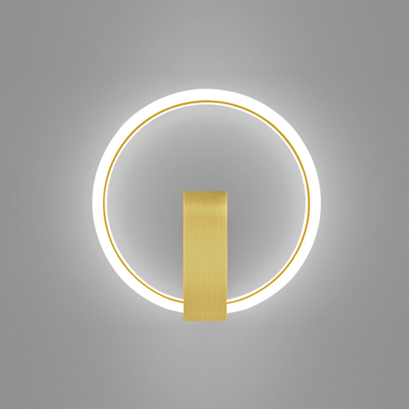 Runde Form Metallwand Licht moderner Stil 1 Lichtwandhalterung Licht