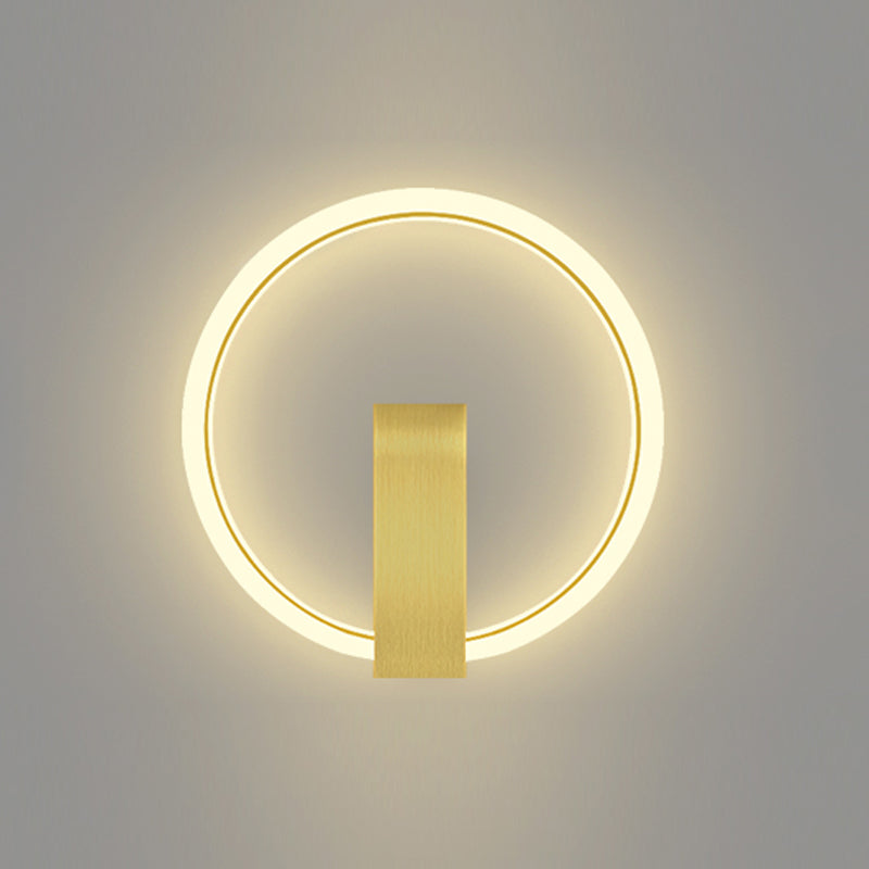 Runde Form Metallwand Licht moderner Stil 1 Lichtwandhalterung Licht