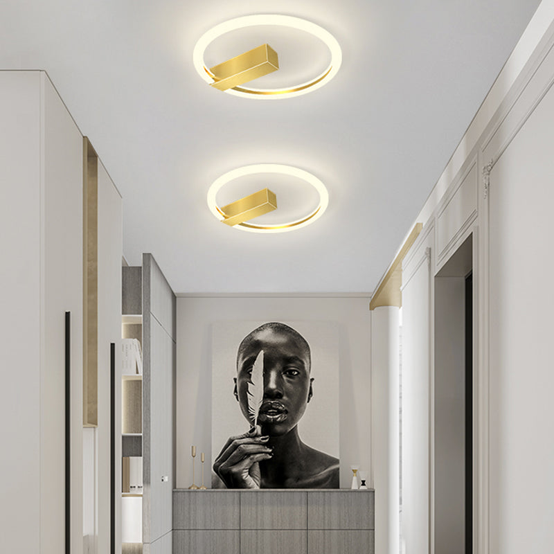 Runde Form Metallwand Licht moderner Stil 1 Lichtwandhalterung Licht