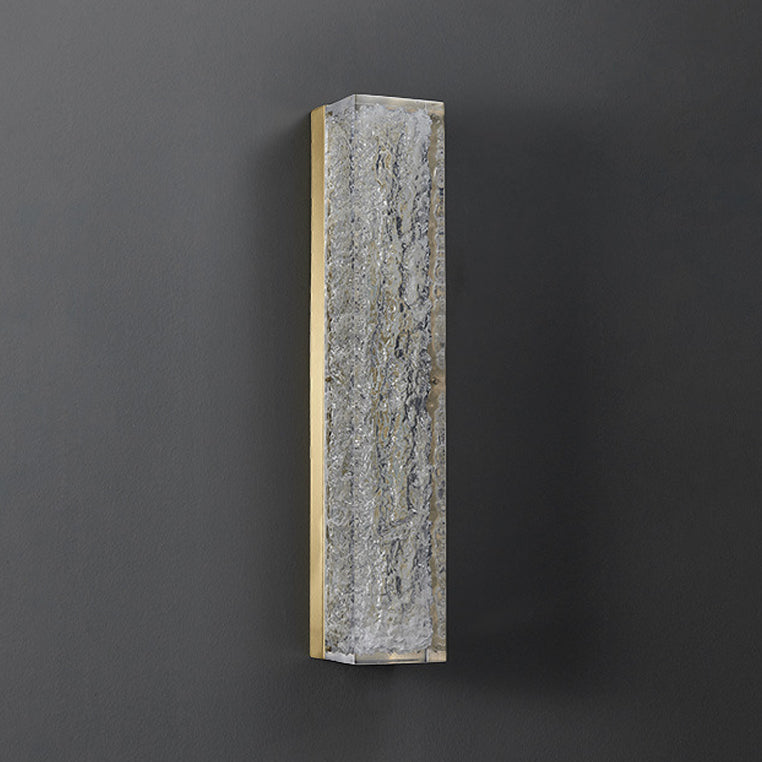 Modern Style Geometry Shape Wall Sconce Metal 1 Light Sconce Lighting for Living Room