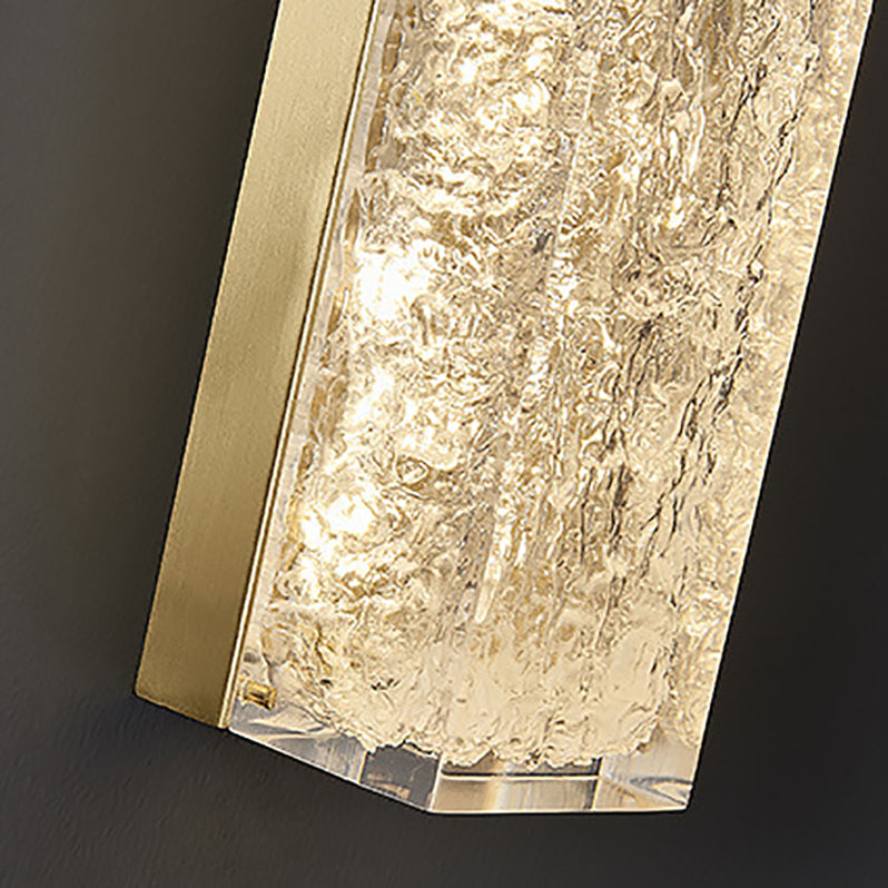 Modern Style Geometry Shape Wall Sconce Metal 1 Light Sconce Lighting for Living Room