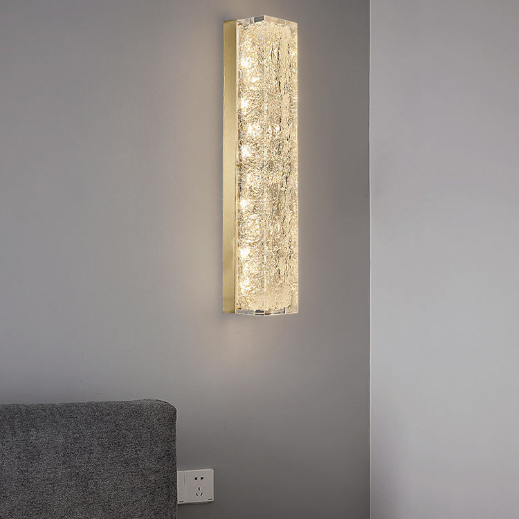 Modern Style Geometry Shape Wall Sconce Metal 1 Light Sconce Lighting for Living Room