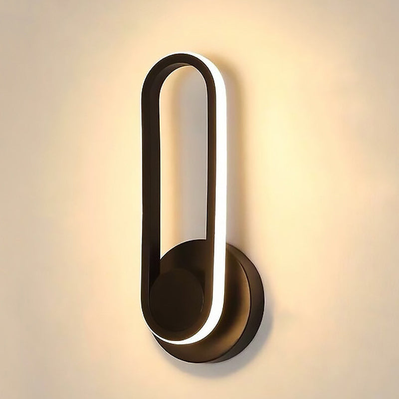 Modern Style Wall Sconce Rotatable LED Wall Mount Lamp for Living Room