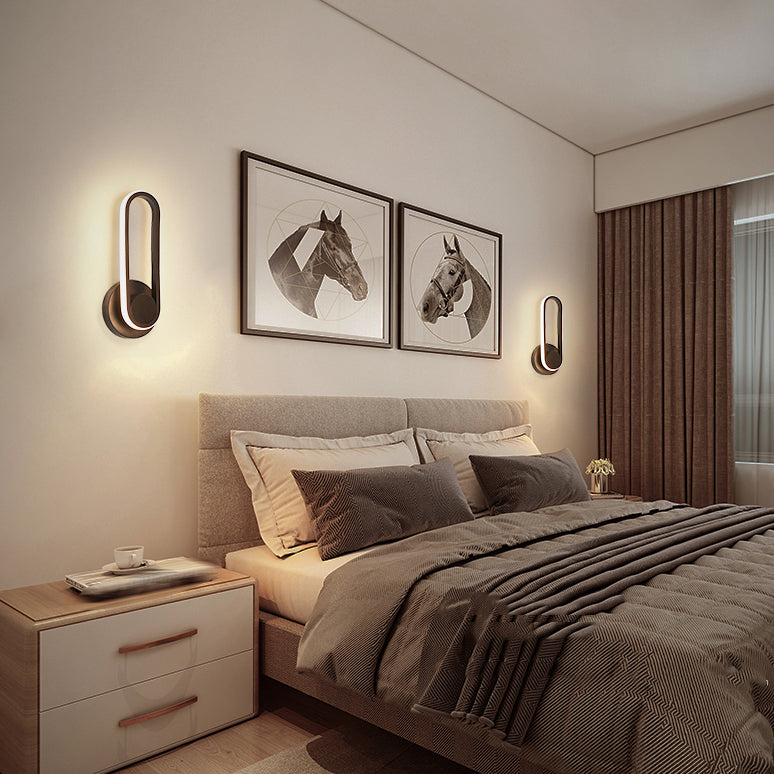 Modern Style Wall Sconce Rotatable LED Wall Mount Lamp for Living Room