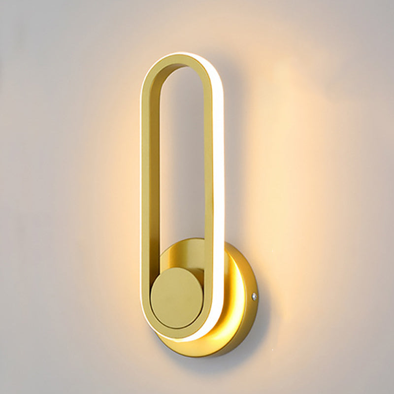 Modern Style Wall Sconce Rotatable LED Wall Mount Lamp for Living Room