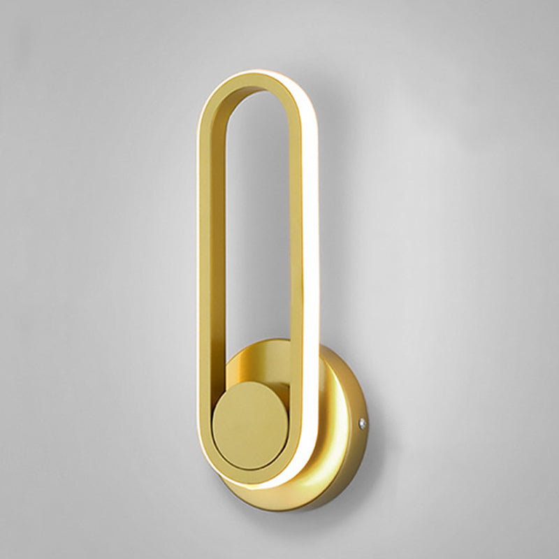 Modern Style Wall Sconce Rotatable LED Wall Mount Lamp for Living Room