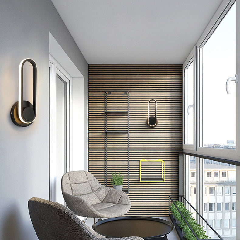 Modern Style Wall Sconce Rotatable LED Wall Mount Lamp for Living Room