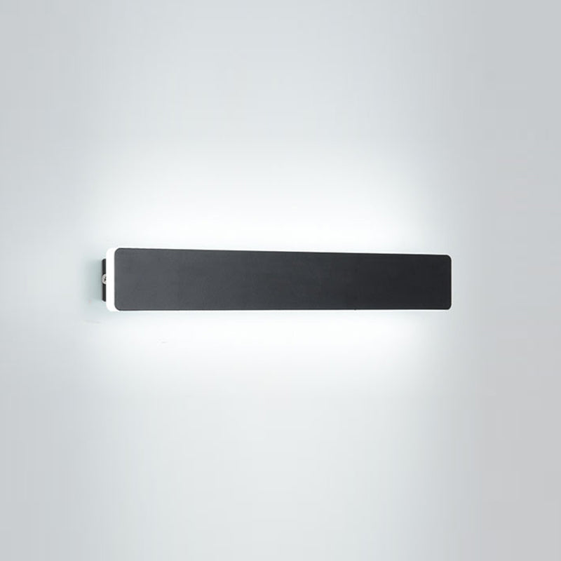 Metal Linear Shape Wall Light Modern 1-Light Wall Mounted Light Fixtures