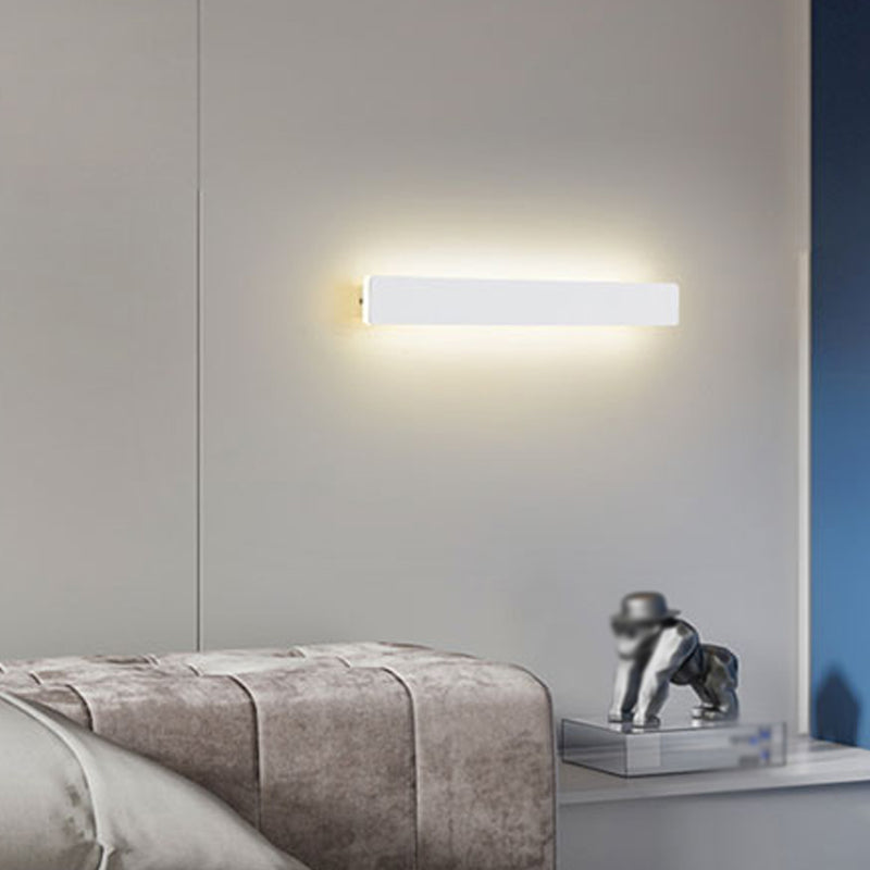 Metal Linear Shape Wall Light Modern 1-Light Wall Mounted Light Fixtures