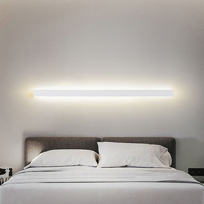 Metal Linear Shape Wall Light Modern 1-Light Wall Mounted Light Fixtures