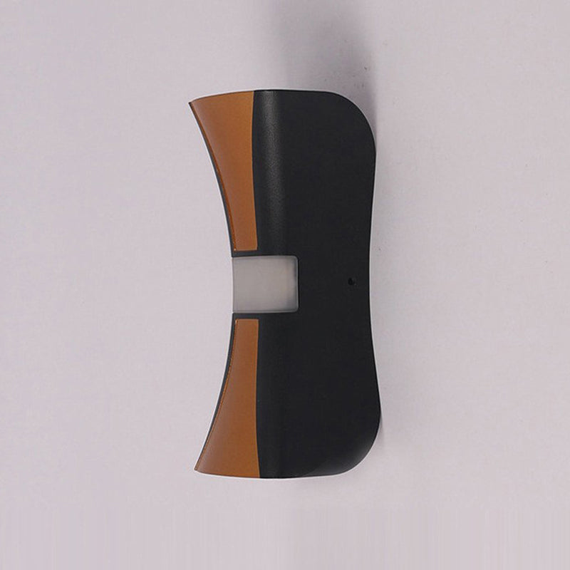 Metal Geometric Shape Wall Light Modern 2-Lights Wall Mounted Light Fixture