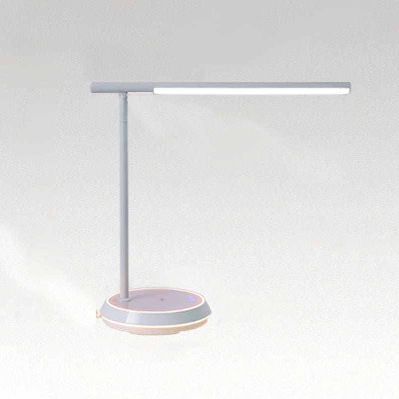 1-Light Linear Table Light Contemporary Metal Nightstand Lamps for Study Room