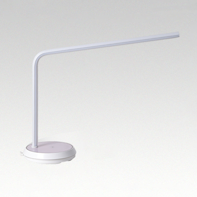 1-Light Linear Table Light Contemporary Metal Nightstand Lamps for Study Room