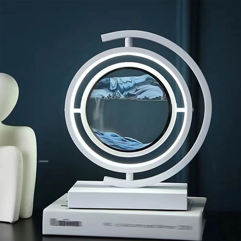 1-Light Linear Table Light Contemporary Metal Night Table Lamps for Bedroom