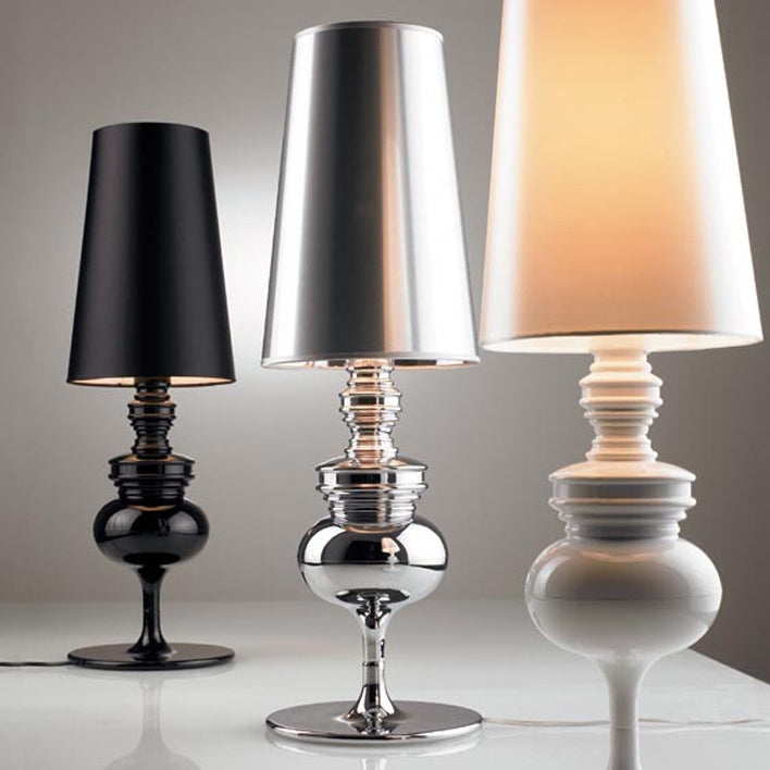 1-Light Metal Table Lamp European Style Desk Lamp for Living Room