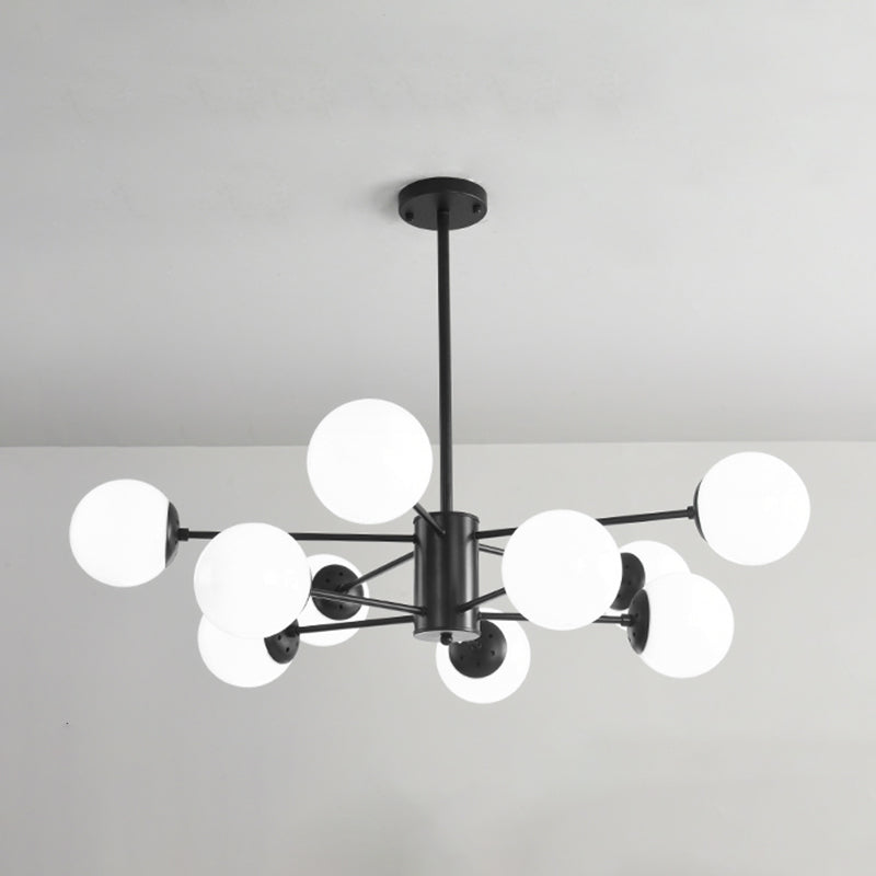 Contemporary Spherical Pendant Chandeliers Glass Chandelier Lighting Fixtures