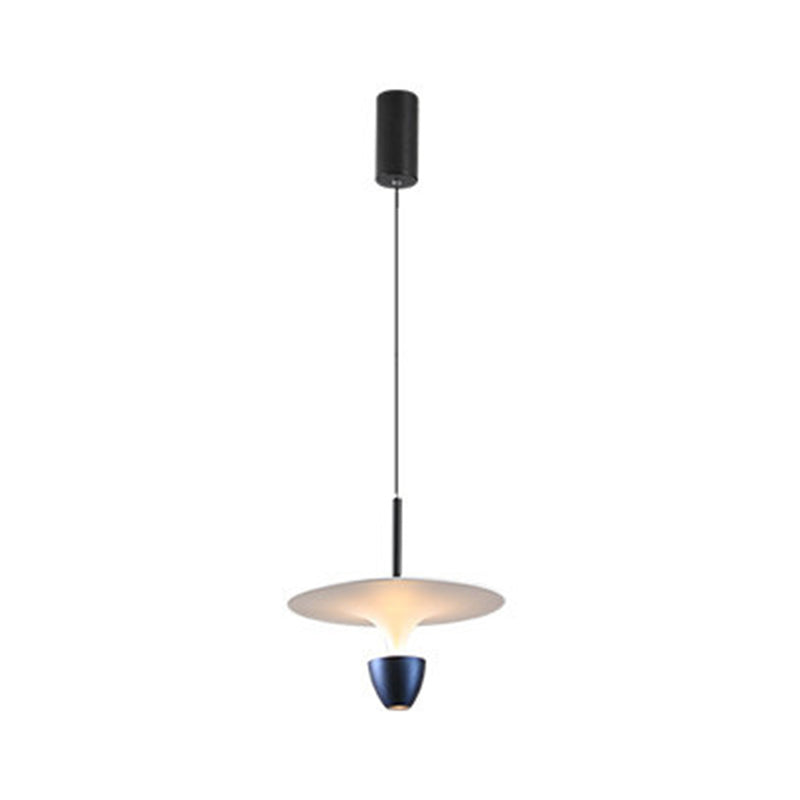 Unique Shape Hanging Lighting Modern Style Metal 2 Light Hanging Lamp for Living Room