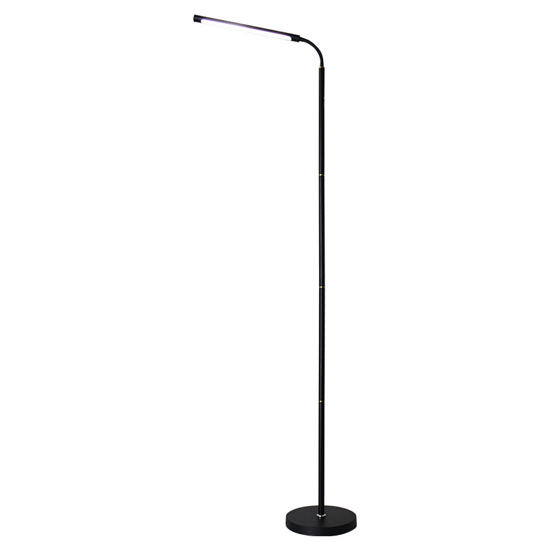 Strip Shape Floor Light 1-Light LED Floor Standing Light with Acrylic Shade