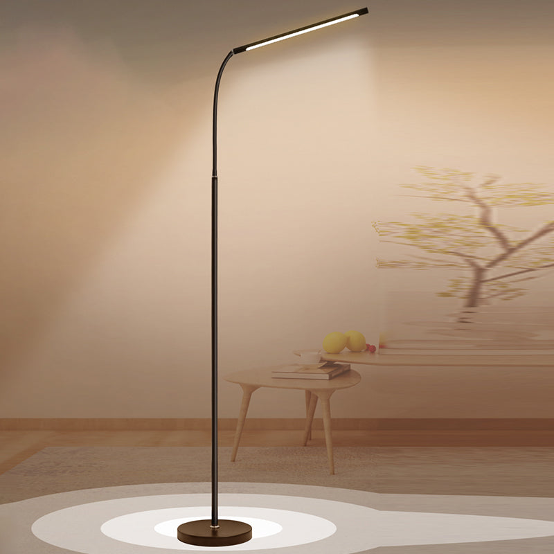 Modern Linear Floor Lamp Metal 41.5" High LED Floor Light for Living Room