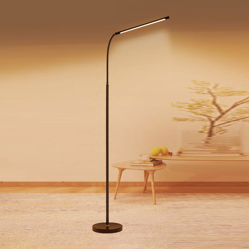 Modern Linear Floor Lamp Metal 41.5" High LED Floor Light for Living Room