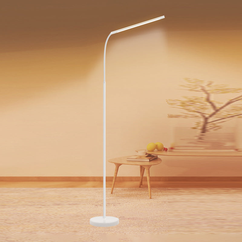 Modern Linear Floor Lamp Metal 41.5" High LED Floor Light for Living Room