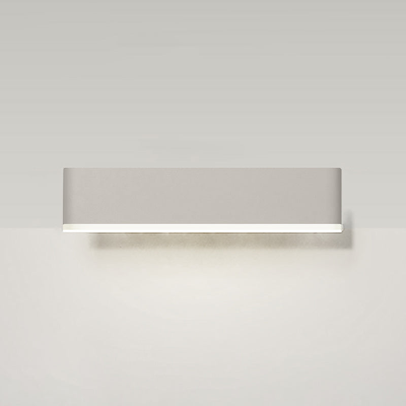 Modern Style Rectangle Shape Wall Sconce Metal 1 Light Wall Lighting for Bedroom