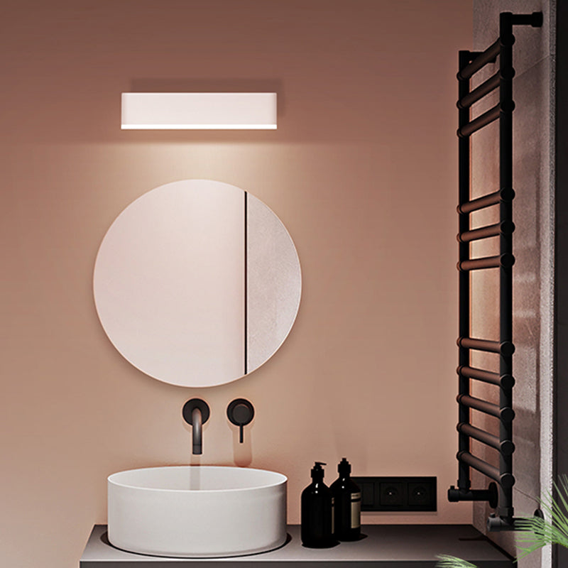 Modern Style Rectangle Shape Wall Sconce Metal 1 Light Wall Lighting for Bedroom