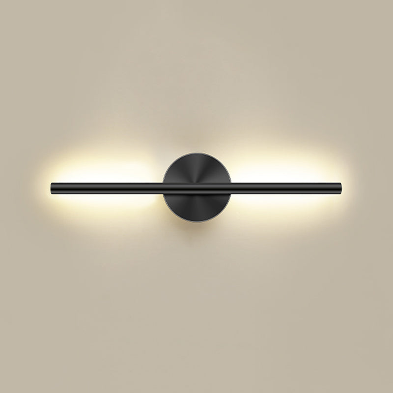 Linear Shape Metal Wall Sconce Lighting Modern Style 1 Light Wall Lighting for Living Room