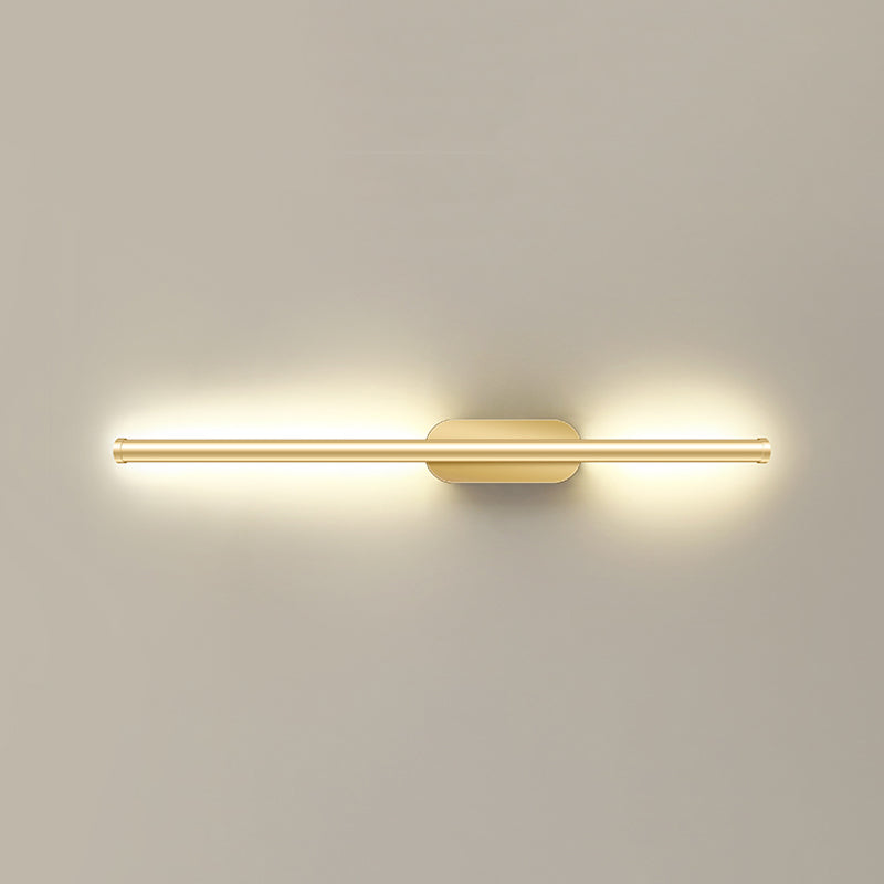 Linear Shape Metal Wall Sconce Lighting Modern Style 1 Light Wall Lighting for Living Room