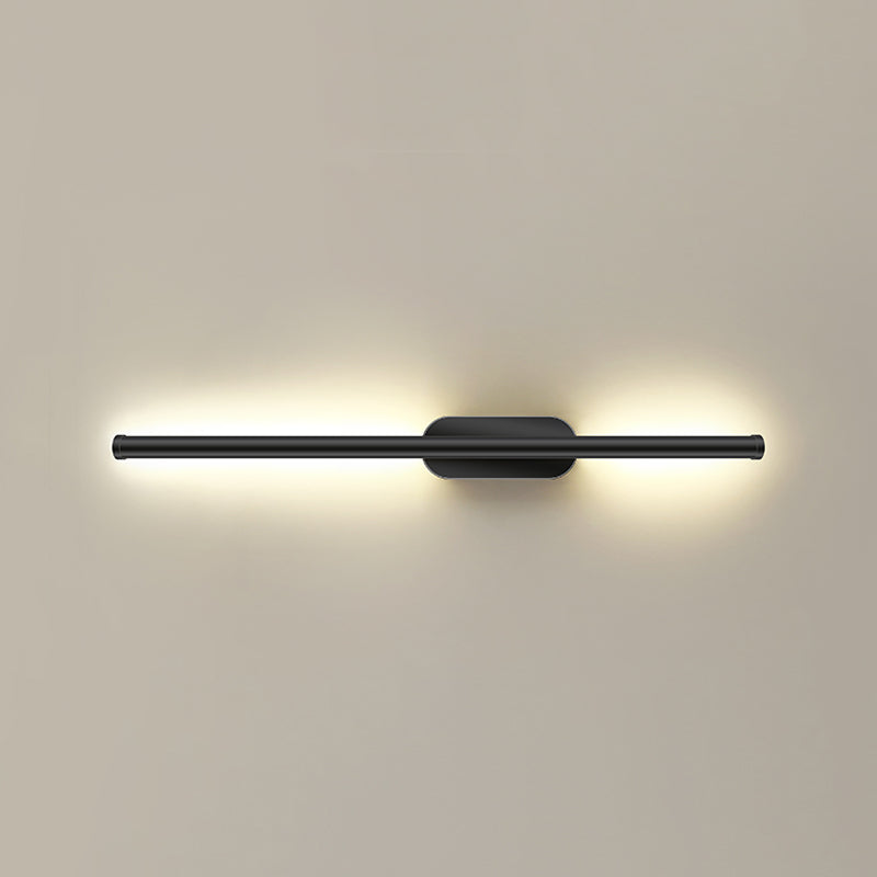 Linear Shape Metal Wall Sconce Lighting Modern Style 1 Light Wall Lighting for Living Room
